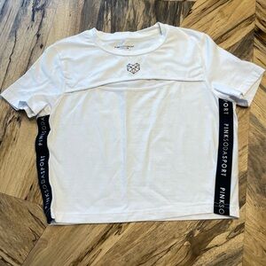 Pink Soda Sport White Crop Top Women’s M